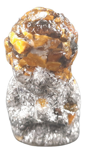Orgonita Mini Buda Con Ojo De Tigre 0