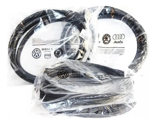 Kit Borrachas De Porta Volkswagen Voyage 2009 A 2016 0
