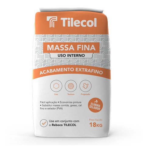 Masa Fina Interior Para Bloque 18kg - Tilecol 0