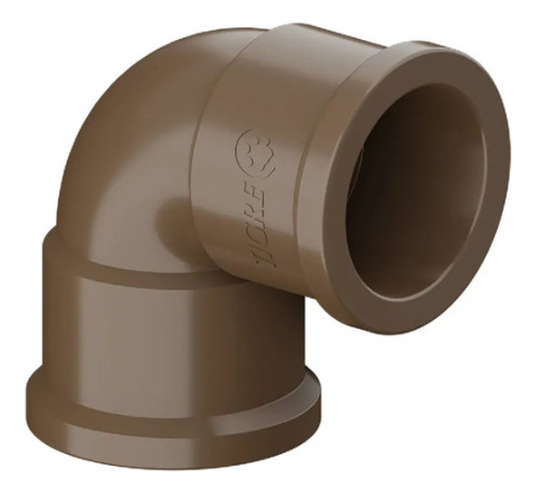 Joelho 90 Graus X 50mm Soldavel Pvc Marrom Tigre 0 Joelho 90 Graus X 50mm Soldavel Pvc Marrom Tigre 0