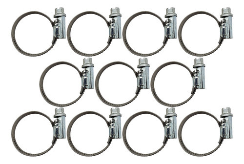 Abrazadera Acero Inoxidable 23 A 35mm Fleje 9mmx10u Tornillo 0