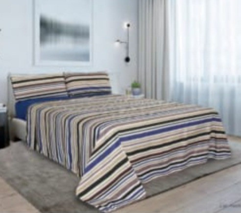 Cubrecama Dos Y Media  Queen Estampados Más Dos Fundas 1