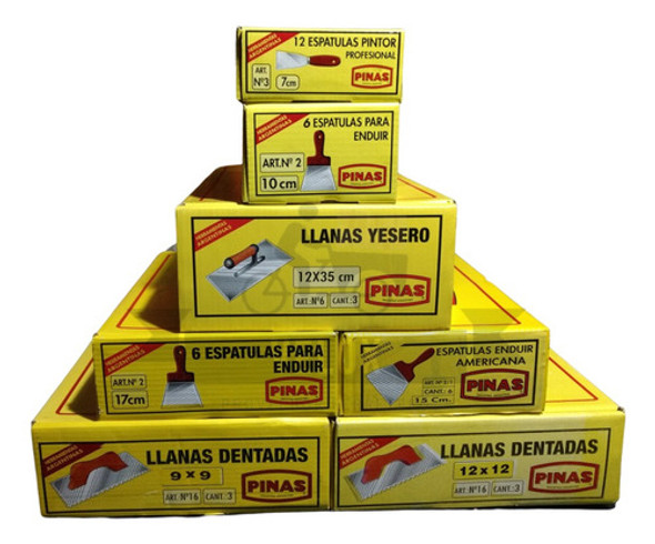 Llana Yesero Dentada Pinas 12cm X 12cm Mango Madera 1