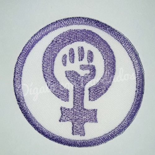 Parche Lucha Feminista Aplique Bordado Mujer Puño 0