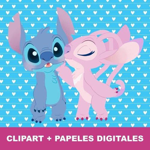 Kit Lilo Y Stitch Cliparts Imágenes Png Y Papeles Digitales 1