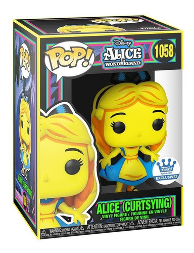 Funko Pop Disney Black Light Alice: Alice (curtsying) 0