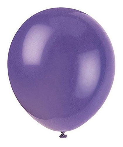 Globos Púrpuras De La Amatista Del Látex 12, 10ct 0