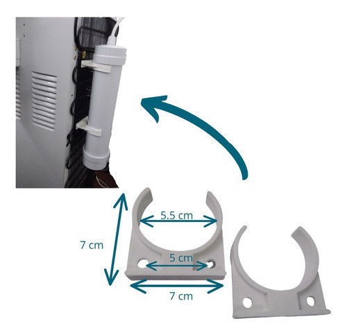 Soporte Filtro Agua Purificador Mp50 Dispenser Heladera 1