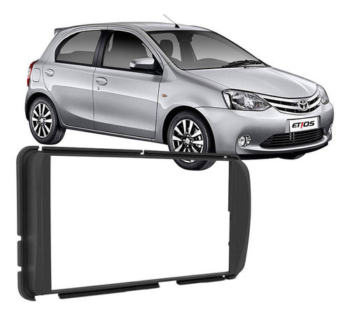 Marco Adaptador Moldura Doble Din Pantalla Toyota Etios 2011 0