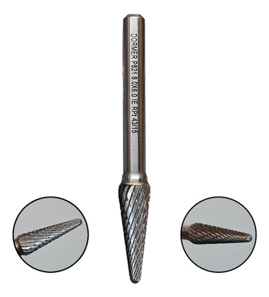 Lima Fresa Rotativa Conica Punta Esferica Dormer 8.0x6 P821 1
