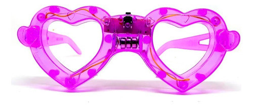 Combo Anteojo Luminoso Corazón Con Luz Led X 48 Unidades 0