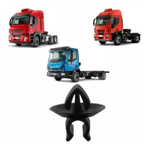 Presilha Trava Tampa Farol Compatível Iveco Stralis500380112 0