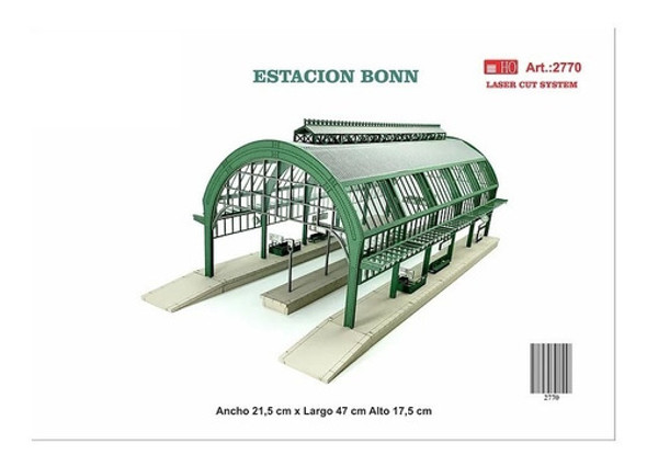 Estacion Bonn Miniature World 2770 H0 Milouhobbies 0