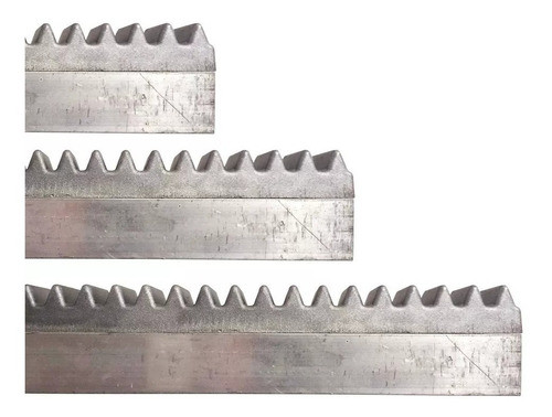 Barra Cremalheira Alumínio Residencial 3,5mts Div. 7 De 50cm 0