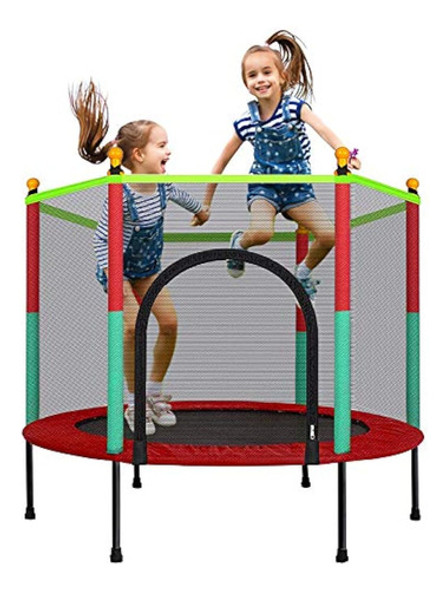 Toymate Trampolín Para Niños Con Red De Seguridad, 0