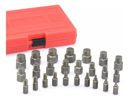 Juego Extractores Tornillos Tubos Rotos 25 Pzs Crmo Eurotech 1