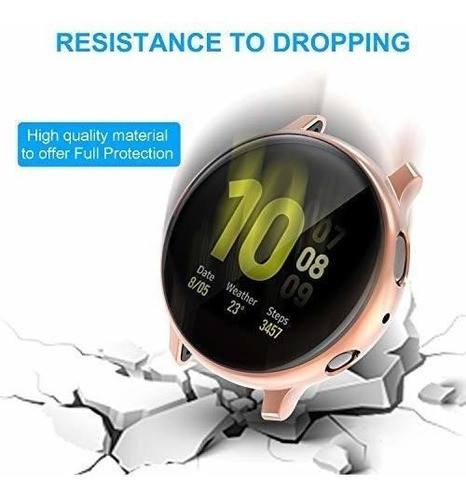 2 Protecror De Pantalla Y Funda Samsung Galaxy Active 2 44mm 1