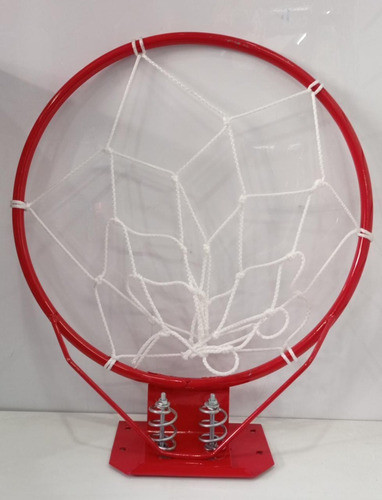 Aro De Basket Nº7 Profesional Con Resorte Y Red 44cm En Mca 1