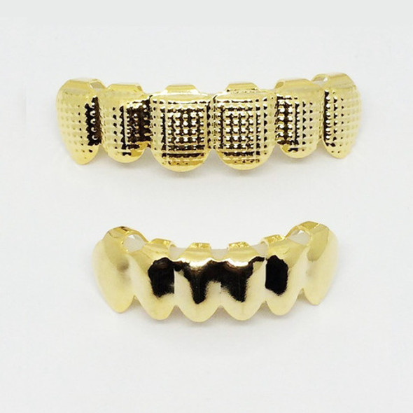 Parrilla Para Dientes Grillz Clasicos Dorados Trap Oferta! 0