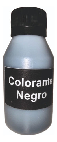 Colorante Negro Al Agua Cosmetica Jabones Sales Limpieza 100 0