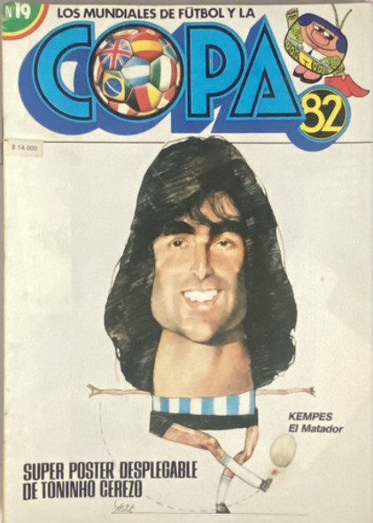 Mundial De Fútbol, Kempes Copa 82, Nº 19 Cf3 0