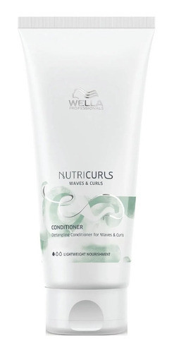 Pack Wella Nutricurls Shampoo 250ml Y Acondicionador 200ml 1