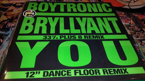 Boytronic Bryllyant You Vinilo Maxi Germany Original 1988 0