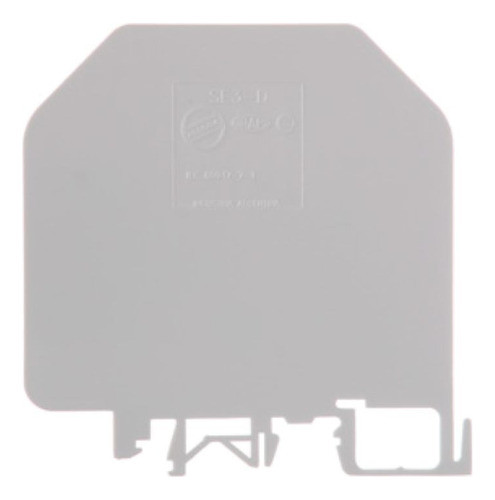 Separador 76x77mm. Espesor De 1mm. Color Gris. Zoloda X10u 0