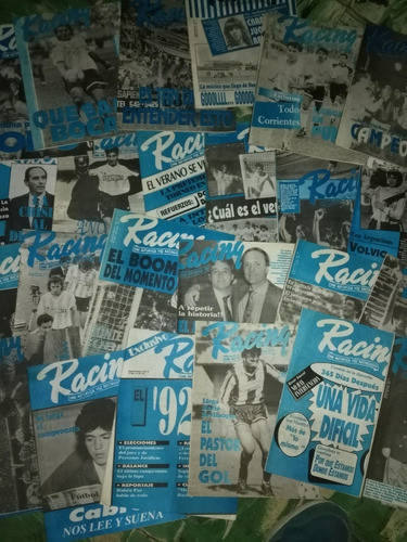 Lote De 31 Revista Partidarias ** Racing ** Año 1992 1
