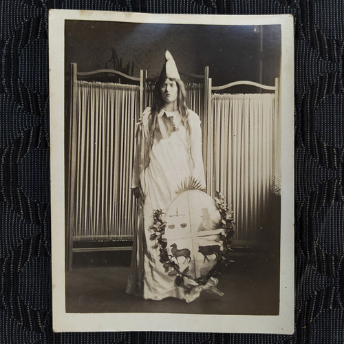 Fotografia Antigua Aniversario Uruguay Alegoria Republica 0