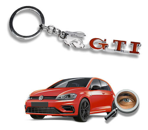 Llavero Metalico Gti ( Vw ) Tuningchrome 0