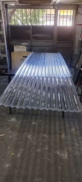 Chapa De Policarbonato Acanalada Transparente 1mm 1