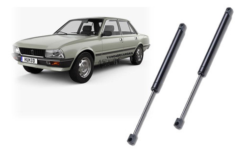 Kit X2 Amortiguadores Baul Peugeot 505 H/82 Clevers/stabilus 1