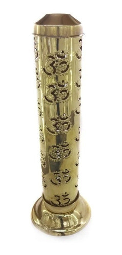 Incensário Dourado Torre 27 Cm Porta 5 Incensos 0