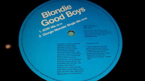 Blondie Good Boys Vinilo Maxi Uk Promo 2003 Temazo 1