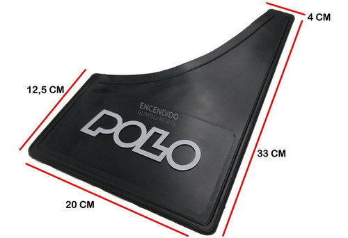 Juego (x2) Barreros De Goma Pesada Vw Polo Reforzados 1
