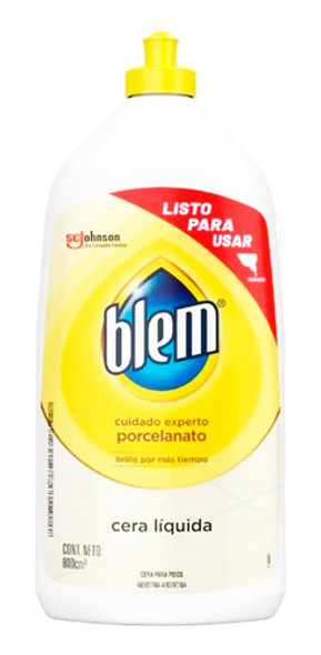 Blem Cera Liquida Para Pisos Porcelanato Brillo 800ml 0
