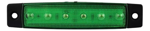 01 Luz De Led Para Caminhonete Cor Verde 0