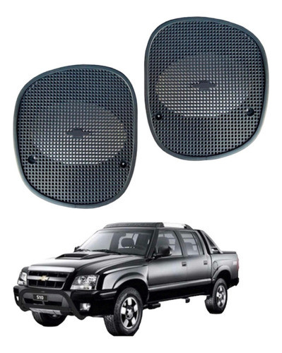 Tela Alto Falante S-10 Painel 2001 A 2011 - Par S10- Similar 0