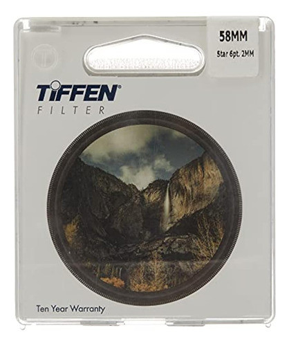 Tiffen 58mm Filtro De Estrella De 6 Puntos 1