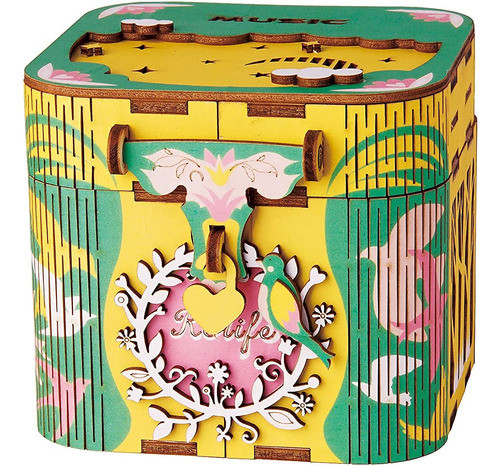 Robotime Dance Ballerina Music Box, Multicolor, Talla Única 0