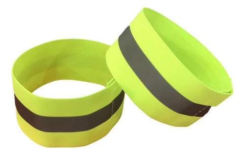2pcs Braçadeiras Reflexivas Faixas Refletoras Tiras De 0
