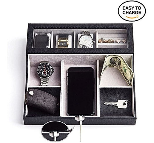 Neatopa Valet Caja Valet Bandeja Hombres Mujeres Organizador 1