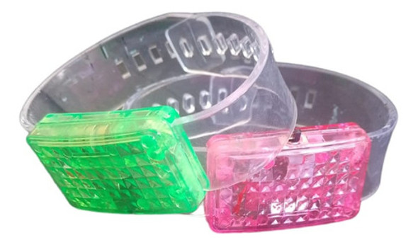 Combo Pulsera Audioritmica Con Luz Led Musica X 10 Unidades 0