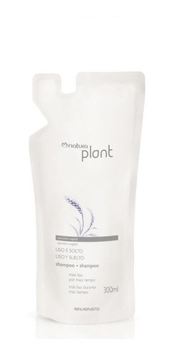 Repuesto Shampoo (refil) Liso Y Suelto 300ml Plant Natura 0