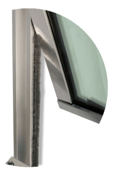 Janela Basculante De Alumínio 100x150cm 2 Seções Com 1