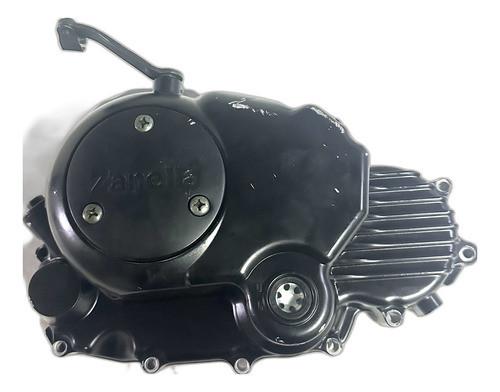 Tapa Carter Lado Embrague Negro Con Detalles Zanella Rz 25 0