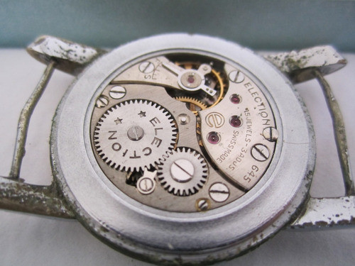 Antiguo Reloj Election Grand Prix Con Segundero/ Funcionando 1