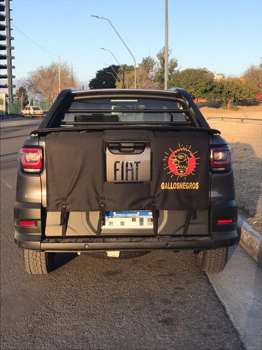 Funda Compuerta Porta 4 Bicicletas Fiat Strada + Logo Fox 1