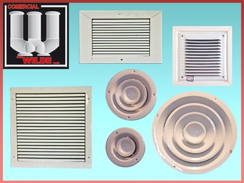 Rejilla Difusor 4  Aire Acondicionado ( Stock Todas Medidas) 1